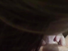 Fat Girlfriend Housewife gives Oral and strokes dick