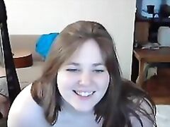 Chubby girl masturbating.