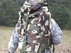 Soldier Hubby finds cheater Wife w Big Chubby