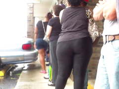 Butch Bitch Mad As I Film Her THICK BBW GF.