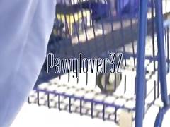 4 white grannies and 2 Arab grannies